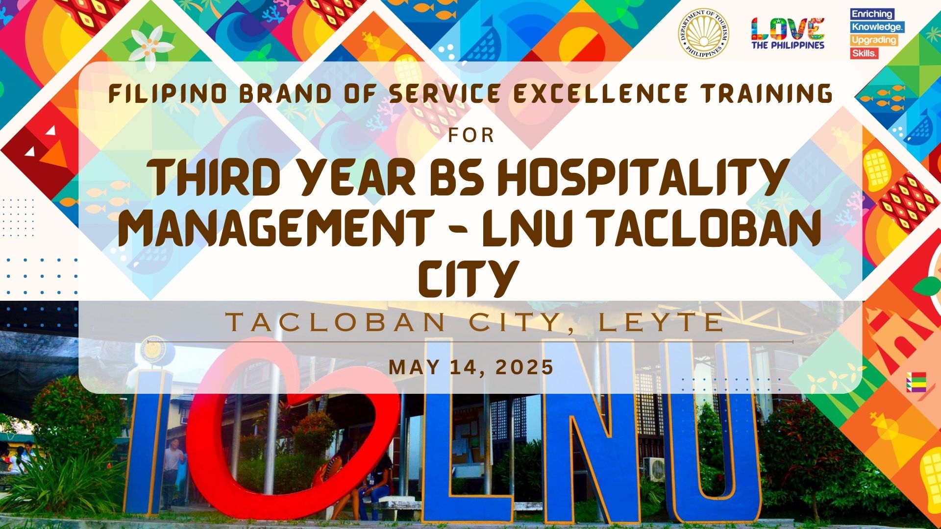 41. FBSE Training (May 14, LNU - Tacloban City)