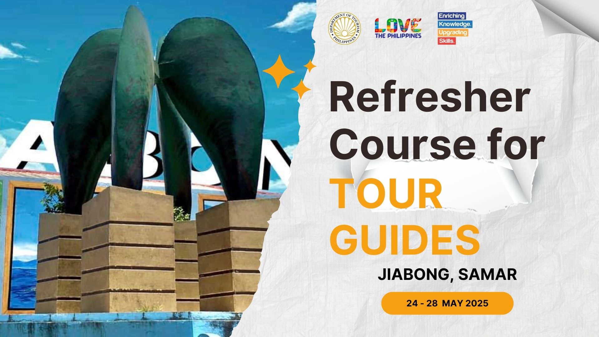 Refresher Course for Tour Guides (24-28 May, Jiabong - Samar)
