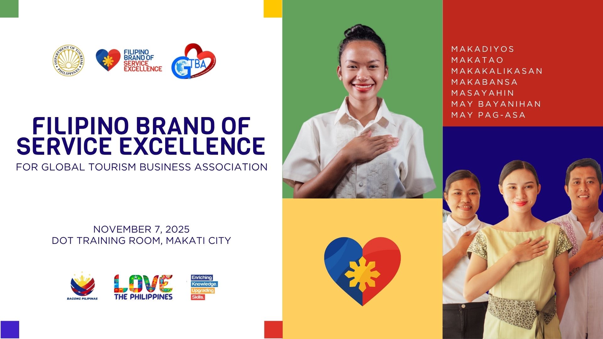 Filipino Brand of Service Excellence for Global Tourism Business Association